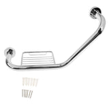Max Maxb Bathroom Shower Toilet Bath Grab Bar Safety Handrail with Soap Dish Holder