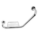Max Maxb Bathroom Shower Toilet Bath Grab Bar Safety Handrail with Soap Dish Holder