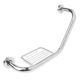Max Maxb Bathroom Shower Toilet Bath Grab Bar Safety Handrail with Soap Dish Holder