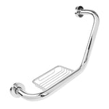 Max Maxb Bathroom Shower Toilet Bath Grab Bar Safety Handrail with Soap Dish Holder