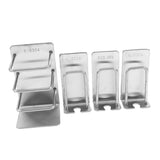 Max Maxb Set of 4 Pieces Wall Mount Shower Bathroom Toothbrush Toothpaste Cup Holder