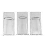 Max Maxb Set of 4 Pieces Wall Mount Shower Bathroom Toothbrush Toothpaste Cup Holder