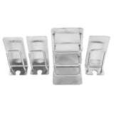 Max Maxb Set of 4 Pieces Wall Mount Shower Bathroom Toothbrush Toothpaste Cup Holder