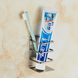 Max Maxb Set of 4 Pieces Wall Mount Shower Bathroom Toothbrush Toothpaste Cup Holder