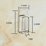 Max Maxb Set of 4 Pieces Wall Mount Shower Bathroom Toothbrush Toothpaste Cup Holder