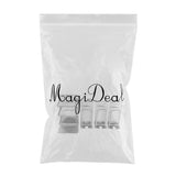 Max Maxb Set of 4 Pieces Wall Mount Shower Bathroom Toothbrush Toothpaste Cup Holder