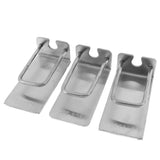 Max Maxb Set of 4 Pieces Wall Mount Shower Bathroom Toothbrush Toothpaste Cup Holder