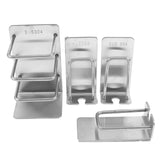 Max Maxb Set of 4 Pieces Wall Mount Shower Bathroom Toothbrush Toothpaste Cup Holder