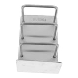 Max Maxb Stainless Steel Wall Mounted Shower Bathroom Toothbrush Toothpaste Holder