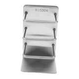 Max Maxb Stainless Steel Wall Mounted Shower Bathroom Toothbrush Toothpaste Holder