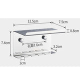 Max Maxb Wall Mounted Shower Bathroom Toothbrush Toothpaste Holder Stand 5 Holes