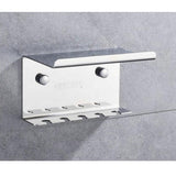 Max Maxb Wall Mounted Shower Bathroom Toothbrush Toothpaste Holder Stand 5 Holes