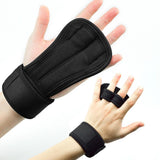Max Maxb Sports Hand Grip Lifting Glove Wrist Support Palm Protection Two Fingers