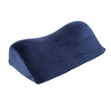 Max Maxb Memory Foam Cervical Neck Pillow Sleep Wedge Orthopedic Cushion Navy Blue