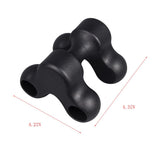Maxbell Bone Neck Pillow Massager Trigger Point for Shoulder Spine Back Waist Black