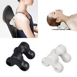 Maxbell Bone Neck Pillow Massager Trigger Point for Shoulder Spine Back Waist Black