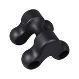 Maxbell Bone Neck Pillow Massager Trigger Point for Shoulder Spine Back Waist Black