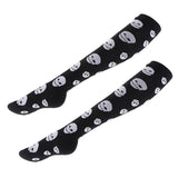 Maxbell 1 Pair Women Elastic Compression Socks Travel Sports Leg Support Socks 02