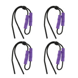 Maxbell 4 Pieces Adjustable Glasses Rope Eyeglass Cord Strap for Swimming Purple