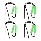 Maxbell 4 Pieces Adjustable Glasses Rope Eyeglass Cord Strap for Swimming Green