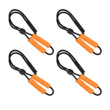 4 Pieces Adjustable Glasses Rope Eyeglass Cord Strap for Swimming Orange