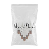 Max Maxb 10 Pieces 5ml Mini Plastic Nasal Spray Bottles Fine Mist Sprayer Pump Brown