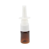 Max Maxb 10 Pieces 5ml Mini Plastic Nasal Spray Bottles Fine Mist Sprayer Pump Brown