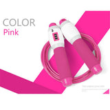 Max Adjustable Workout Jump Rope Skipping Rope for Women Men Kids Rose Red