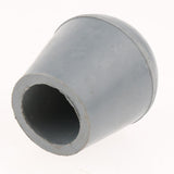 Maxbell 6 Pieces Rubber Tip For Cane Walking Stick Crutches Chair 3/4 inch Gray