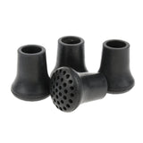 Max Maxb 4 Pieces Rubber Hiking Trekking Pole Caps Walking Stick Tips Crutch Ferrules