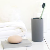 Max Maxb Diatomite Toothbrush Tooth Paste Stand Holder Storage Rack Box Cup Gray