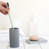 Max Maxb Diatomite Toothbrush Tooth Paste Stand Holder Storage Rack Box Cup Gray