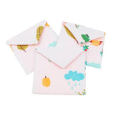 Max 3pcs Women Sanitary Napkins Bag Menstrual Cup Pouch Nursing Pad Holder White