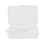 Max 2 Pairs Reusable Silicone Earplugs for Airplane Travel Sleep Silence White