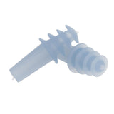 Max 2 Pairs Reusable Silicone Earplugs for Airplane Travel Sleep Silence Blue