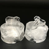 Max 2/pack Whiskey Ice Ball Maker Mold Silicone Ice Cube Box Gorilla Elephant