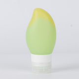 Max Silicone Squeezable Empty Lotion Shampoo Makeup Bottle 48ml Gradient Green