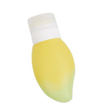 Silicone Squeezable Empty Lotion Shampoo Makeup Bottle 48ml Gradient Yellow