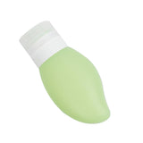 Silicone Squeezable Empty Lotion Shampoo Makeup Bottle 48ml Green