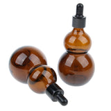 Max 2 Pieces Empty Glass Essential Oil Liquid Aromatherapy Dropper Bottles 100ml