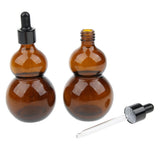 Max 2 Pieces Empty Glass Essential Oil Liquid Aromatherapy Dropper Bottles 100ml