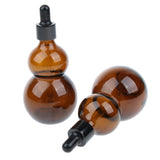 Max 2 Pieces Empty Glass Essential Oil Liquid Aromatherapy Dropper Bottles 100ml