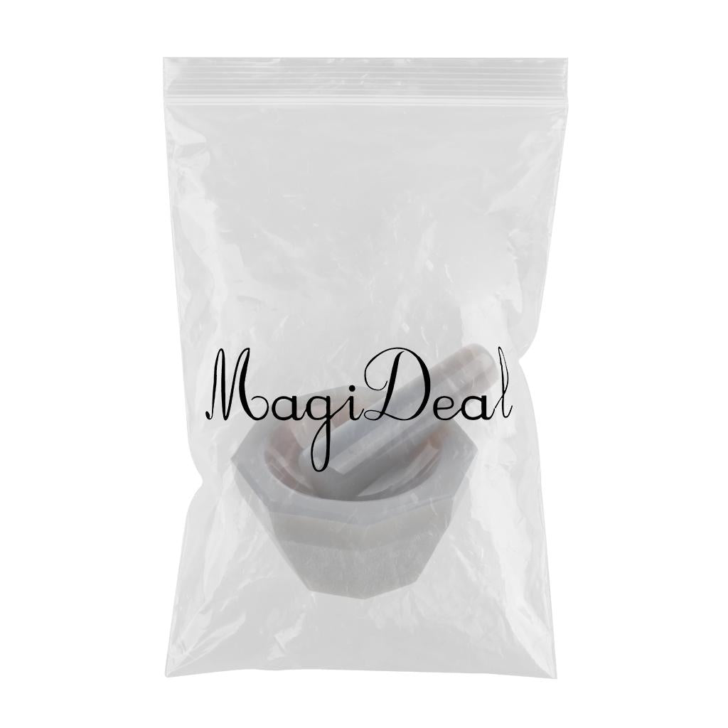 Max Mortar and Pestle Set Herbs Medicine Pill Crusher for Home or Labs