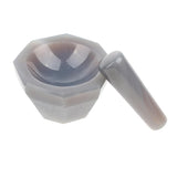Max Mortar and Pestle Set Herbs Medicine Pill Crusher for Home or Labs