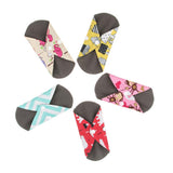 Max Womens Sanitary Pads Washable Bamboo Charcoal Panty Liners for General Flow