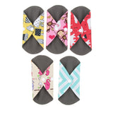 Max Womens Sanitary Pads Washable Bamboo Charcoal Panty Liners for General Flow