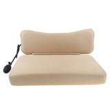 Max Sleeping Pillow Support Foam for Neck Pain Inflatable Back Pillow Beige Mesh