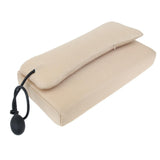 Max Sleeping Pillow Support Foam for Neck Pain Inflatable Back Pillow Beige Mesh