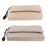 Max Sleeping Pillow Support Foam for Neck Pain Inflatable Back Pillow Beige Mesh