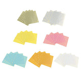 Max 5 Sheets Essential Oil Bottle Cap Stickers Self Adhesive Labels Round Silver